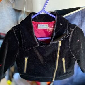 OshKosh B'gosh Black Velvet Kids Blazer